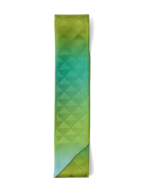 Foulard en soie à imprimé graphique - Prada - Modalova