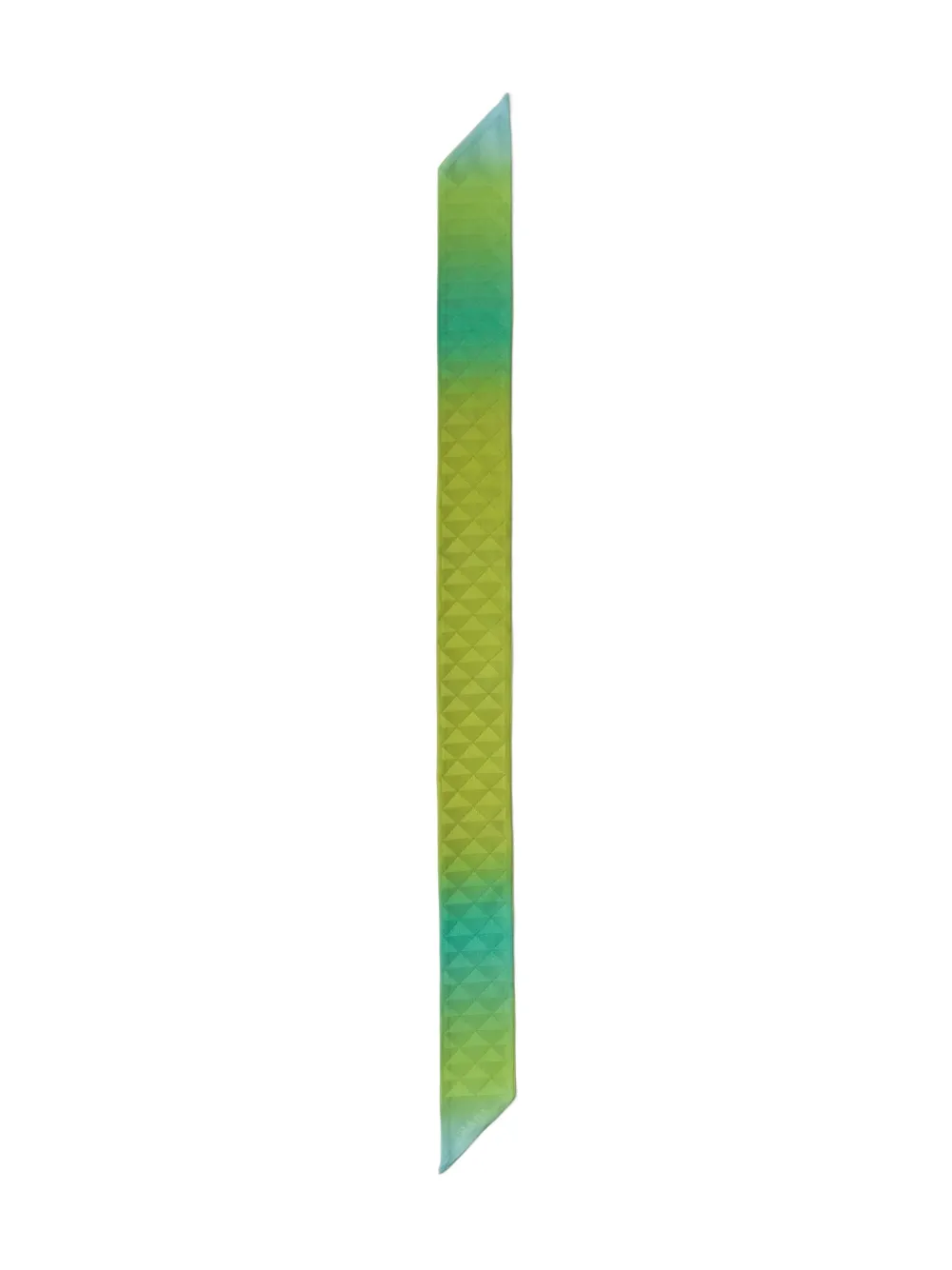 Shop Prada Printed Silk Scarf In Green