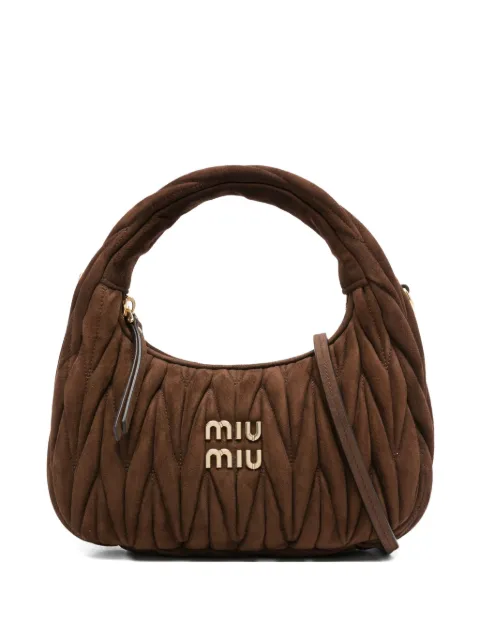 Miu Miu Wander matelassé tote bag 