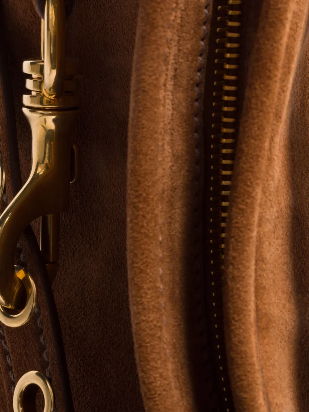 Miu Miu Suede Aventure Shoulder Bag In Brown