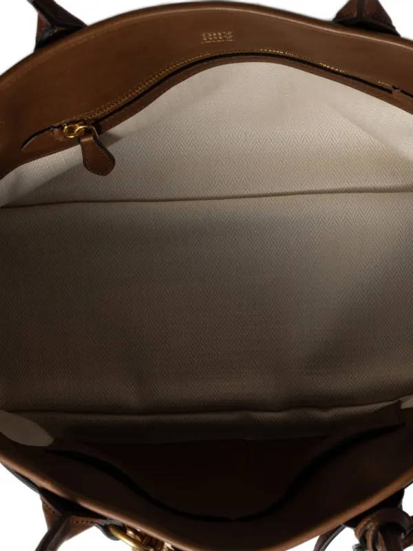 Miu Miu Aventure ショルダーバッグ | ブラウン | FARFETCH JP