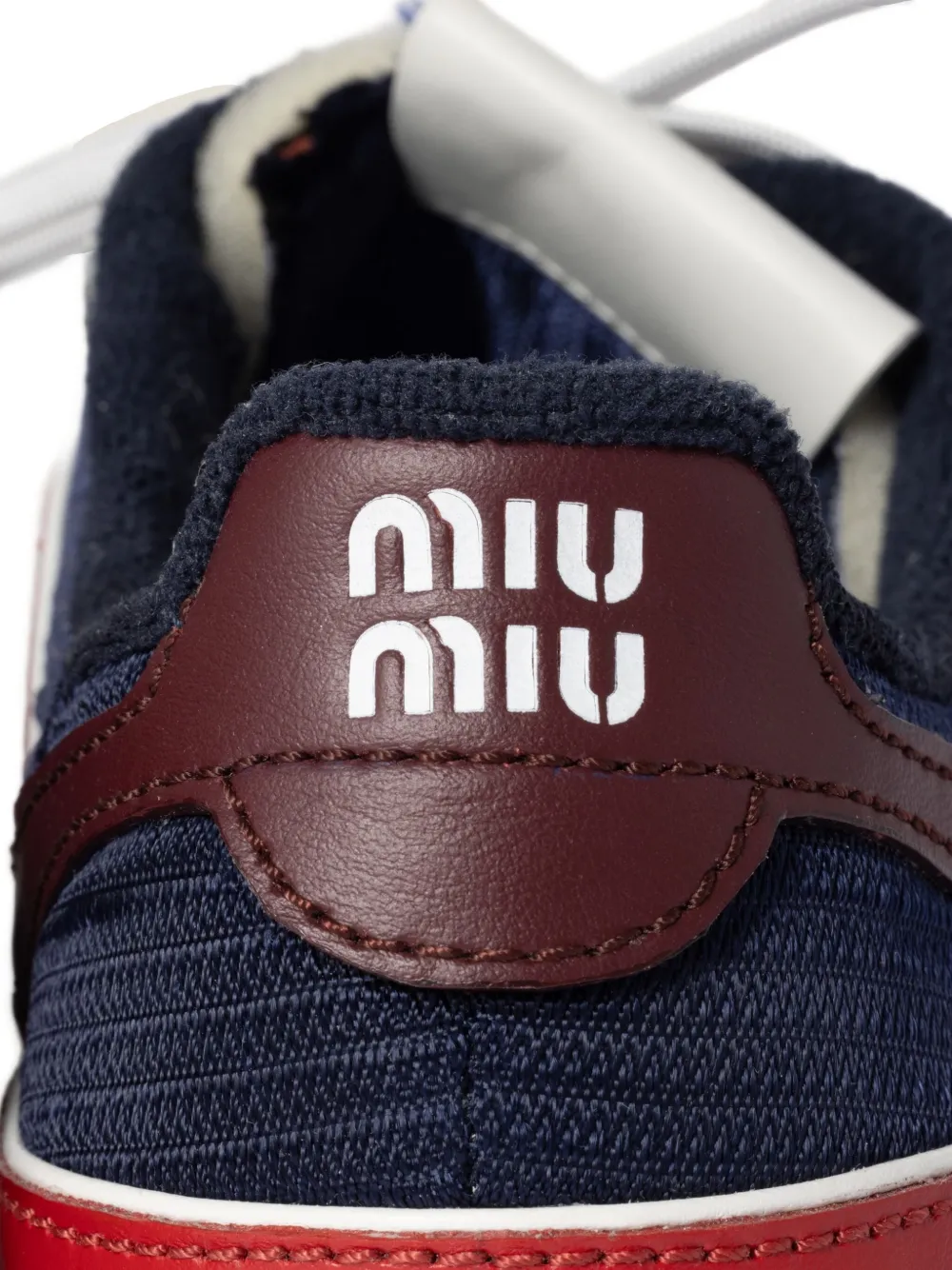 Miu Sneakers met logopatch Blauw