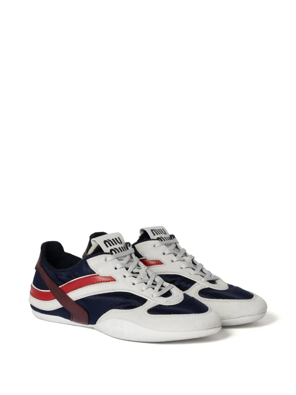 Miu Sneakers met logopatch Blauw