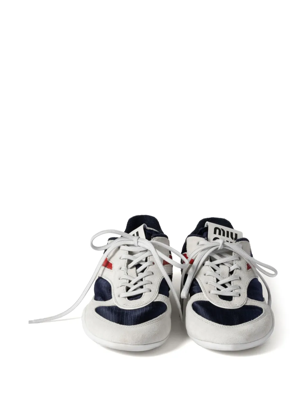 Miu Sneakers met logopatch Blauw