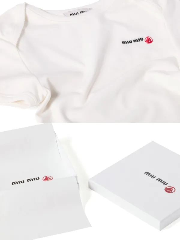 Miu Miu x Petit Bateau Tシャツ | ホワイト | FARFETCH JP