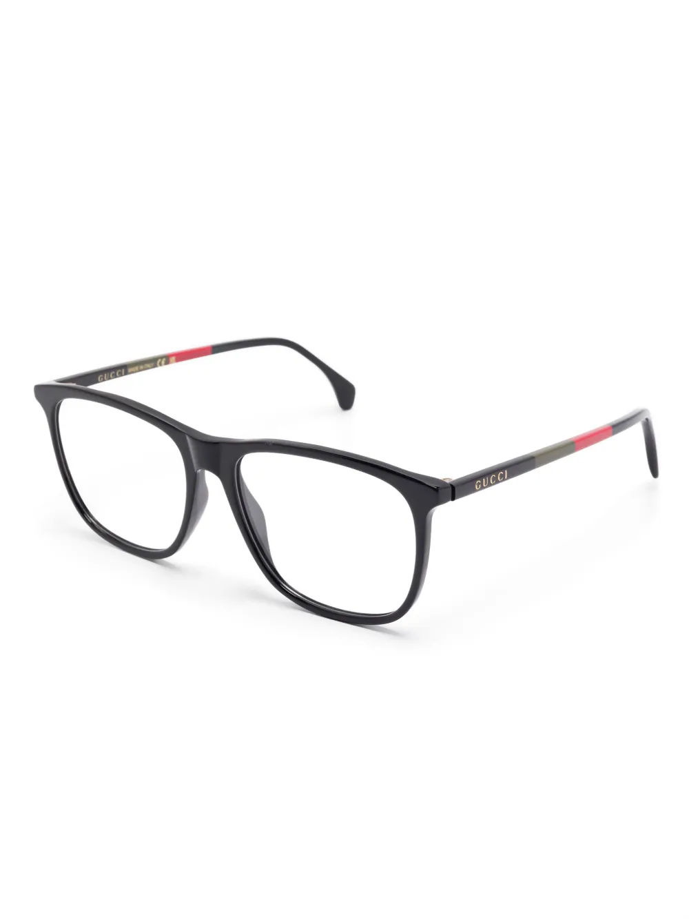 Gucci Eyewear Bril met rechthoekig montuur - Zwart