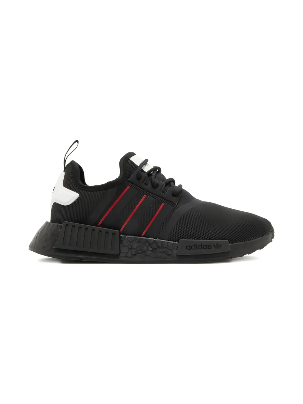 adidas Kids NMD_R1 "Black Team Power Red" sneakers