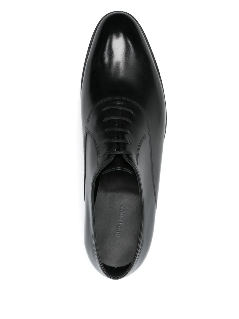 John Lobb Leren Oxford schoenen Zwart