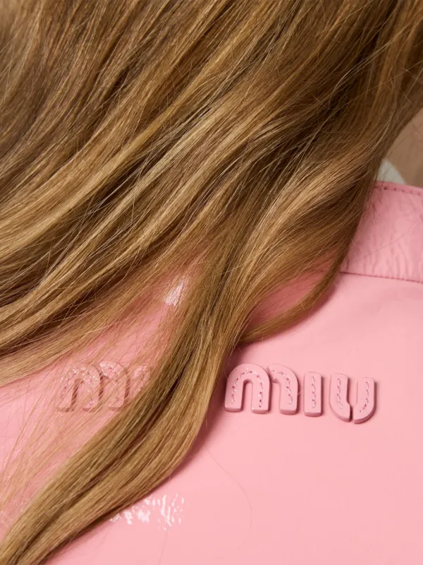 ◆完売必至◆【MiuMiu】ナプラック ジャケット Miu Miu ナプラック ジャケット | ピンク | FARFETCH JP