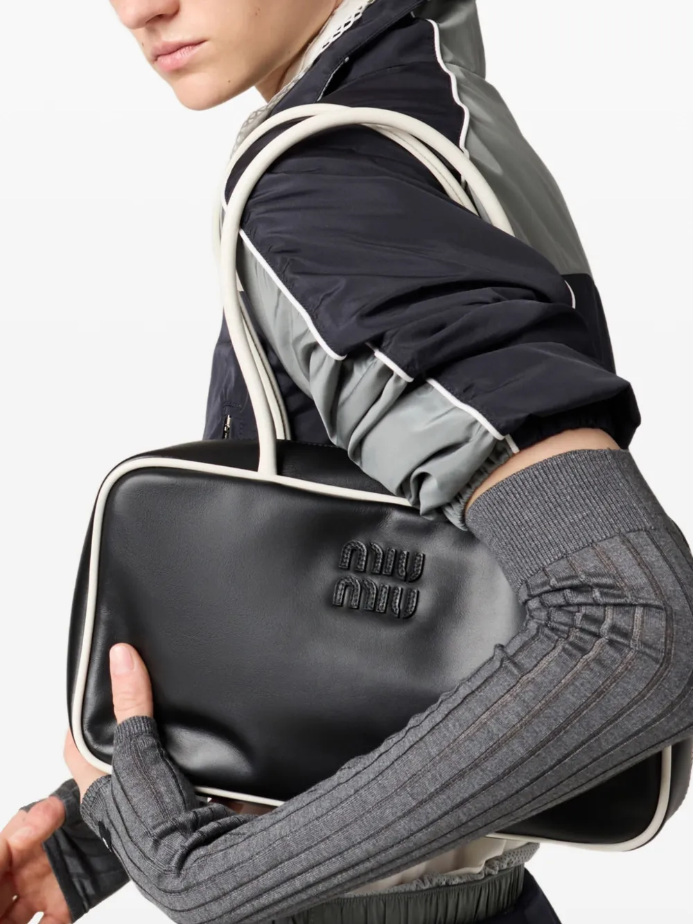 Miu Beau shopper Zwart