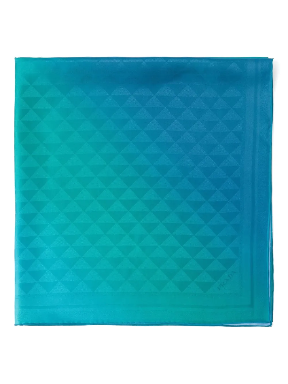 Prada Zijden sjaal Blauw