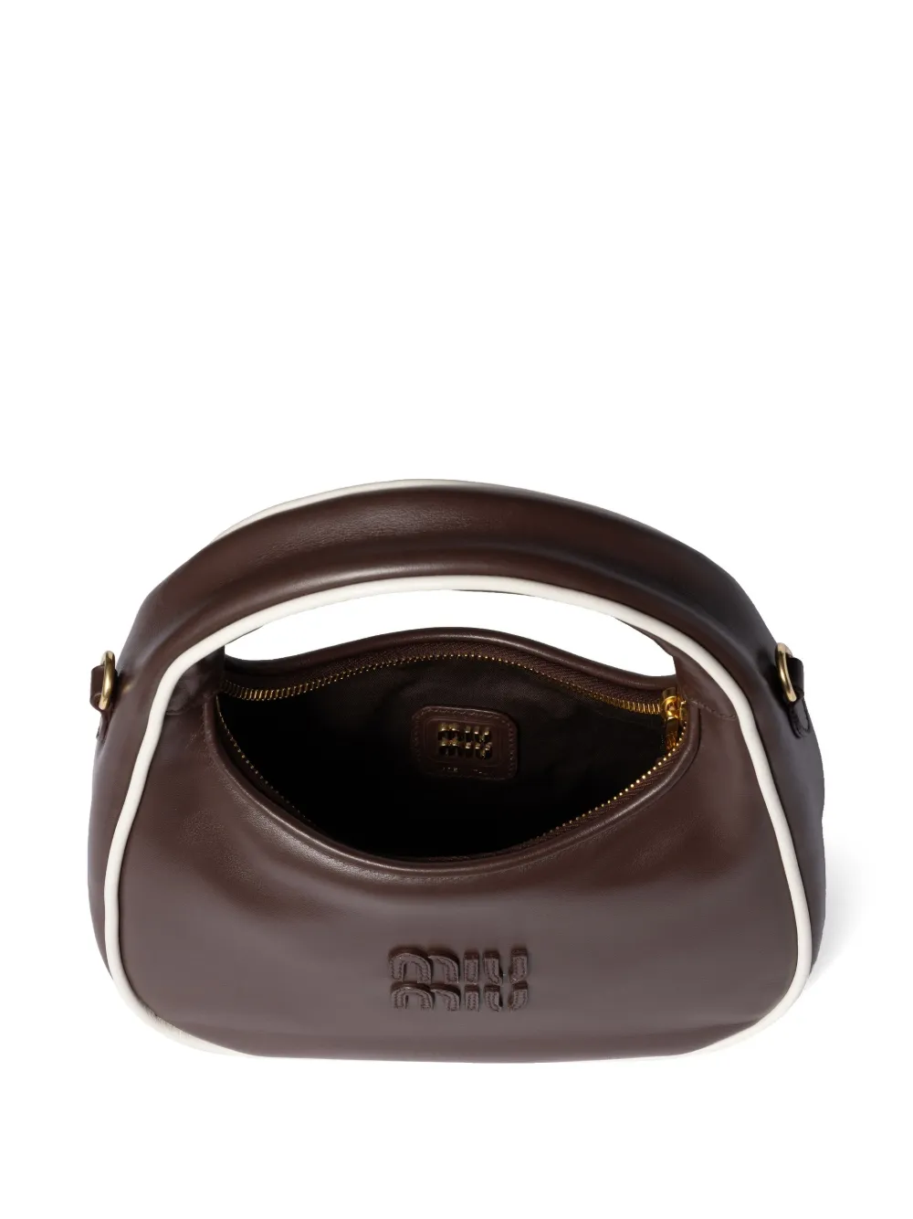 Miu Wander schoudertas Bruin