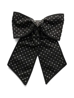 PRADA スタッズ付きヘアクリップ （プラダ】最旬バレッタが主役なら  