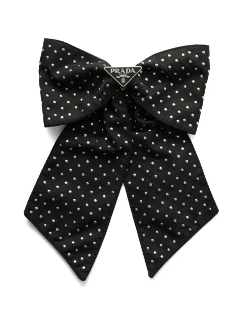 Prada studded hair clip