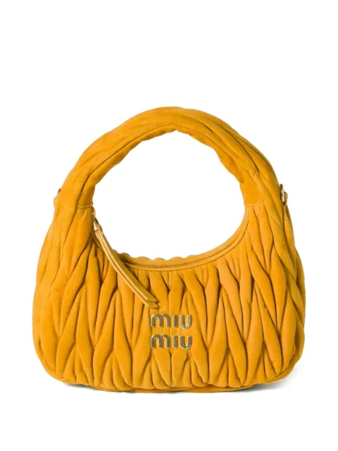 Miu Miu Wander matelassé tote bag 