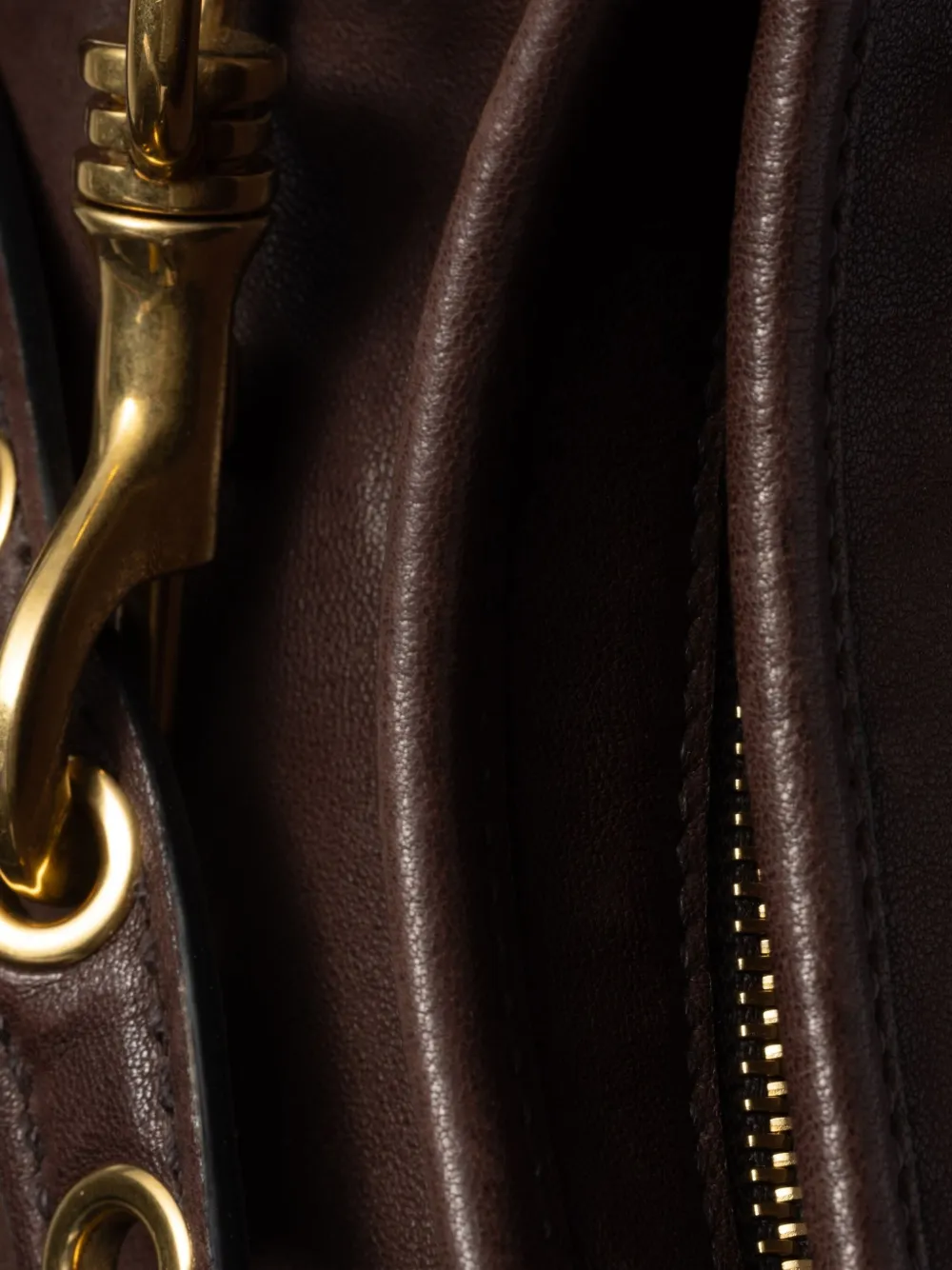 Miu Miu Lambskin Leather Shoulder Bag In Brown