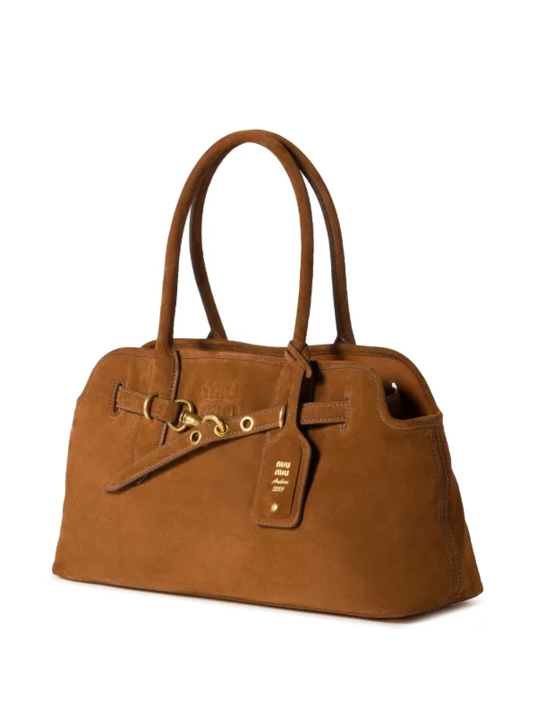 Miu Miu Aventure Shoulder Bag | Brown | FARFETCH Miu Miu Aventure Shoulder Bag | Brown | FARFETCH