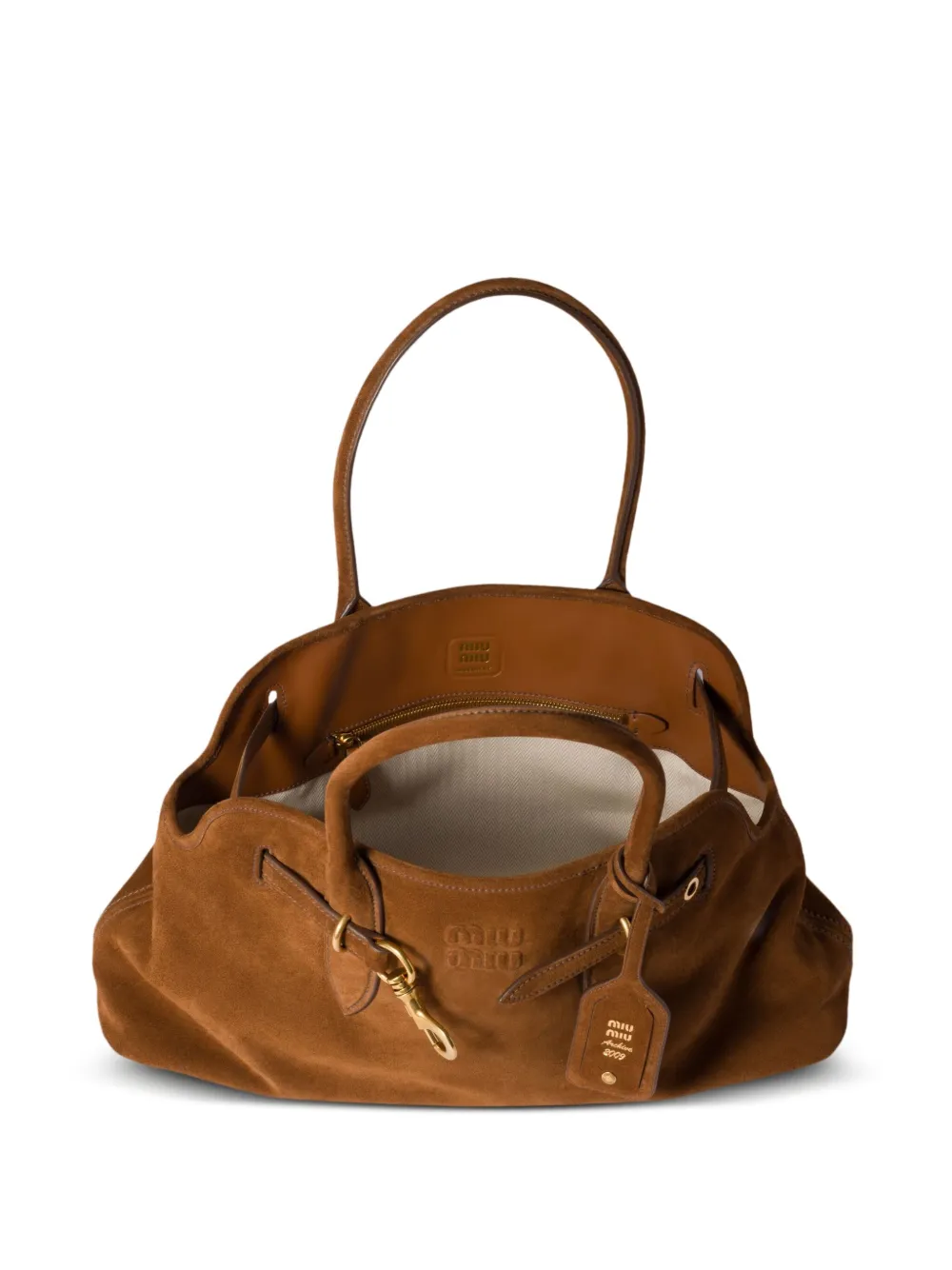 Miu Miu Aventure Shoulder Bag | Brown | FARFETCH
