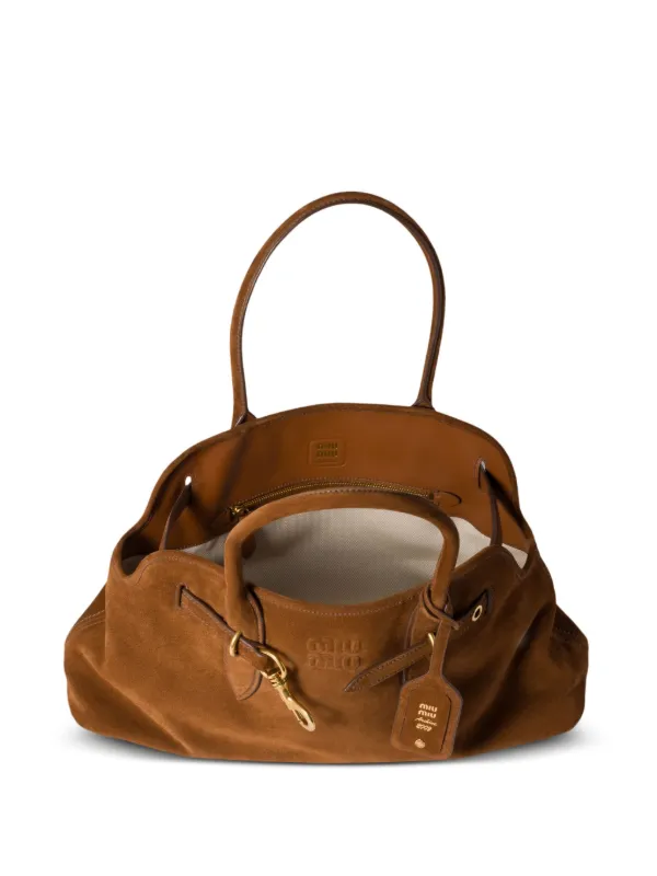 Miu Miu Aventure Shoulder Bag | Brown | FARFETCH