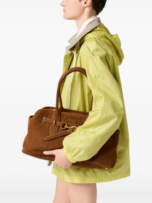 Miu Miu Aventure Shoulder Bag | Brown | FARFETCH