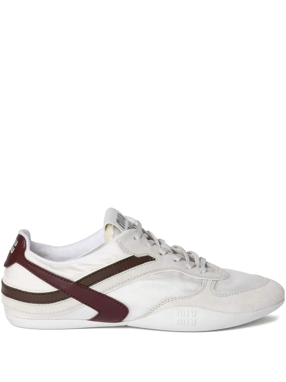 Miu Sneakers met logopatch Wit