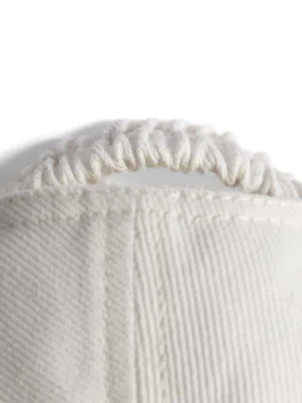 Miu Miu Drill Cap | White | FARFETCH