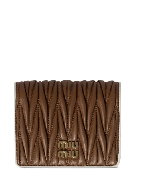 Portefeuille en cuir - Miu Miu - Modalova