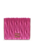 Miu Miu leather wallet - Pink