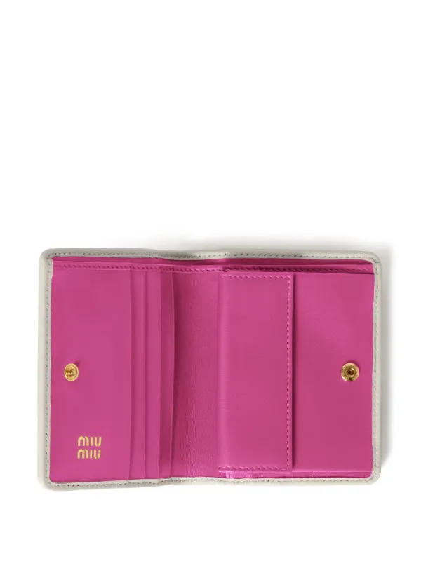 Leather wallet Miu Miu Black in Leather - 43263011