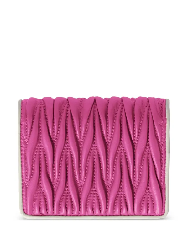 Miu Miu Leather Wallet | Pink | FARFETCH Miu Miu Leather Wallet | Pink | FARFETCH