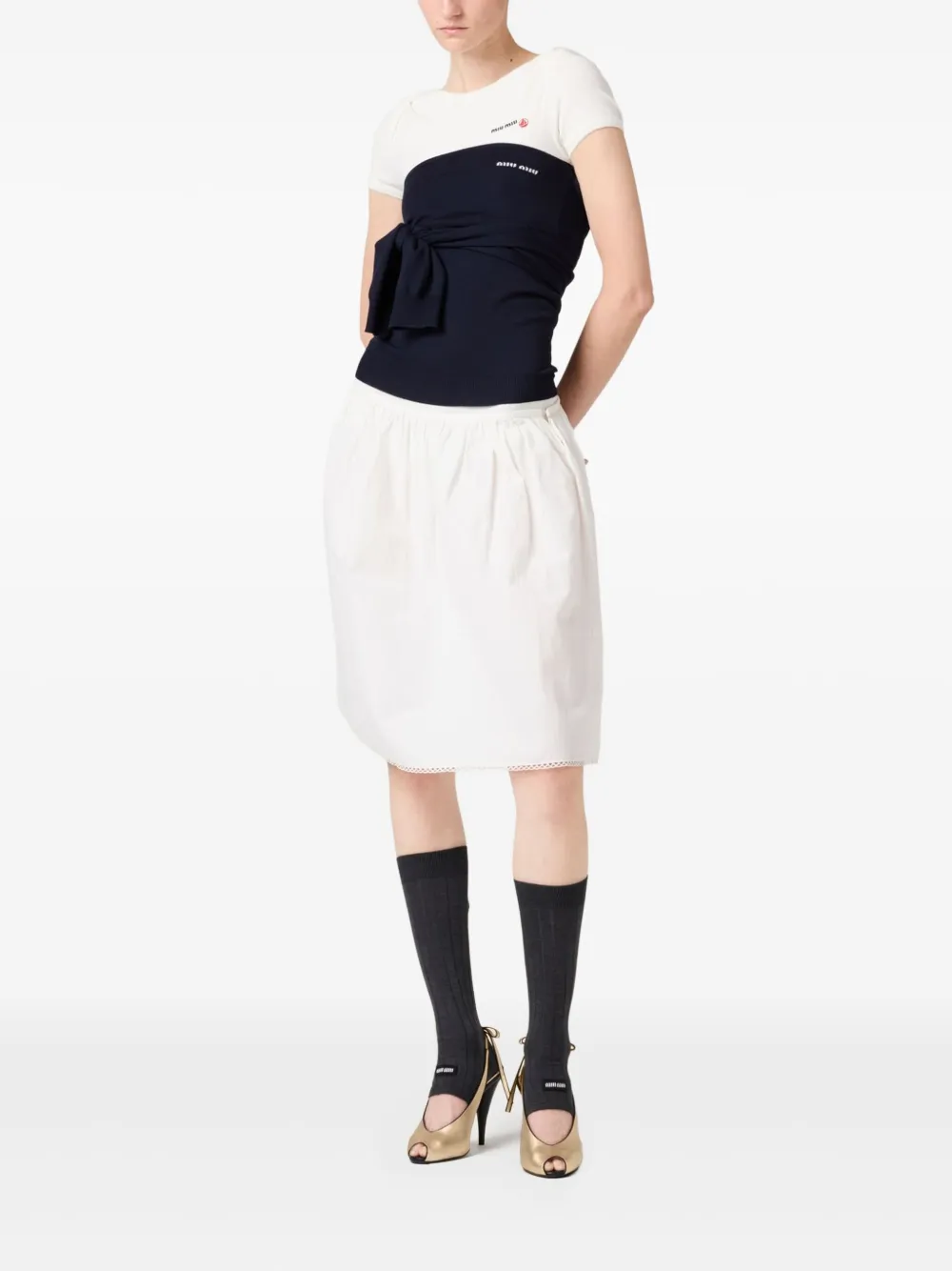 Miu Miu boat-neck sweater | Knitted Sweaters | Image 2