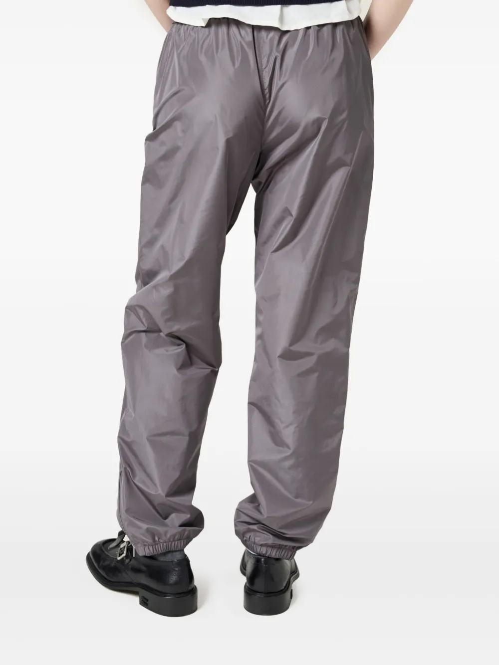 Miu Miu logo-patch Track Pants | Grey | FARFETCH Miu Miu logo-patch Track Pants | Grey | FARFETCH