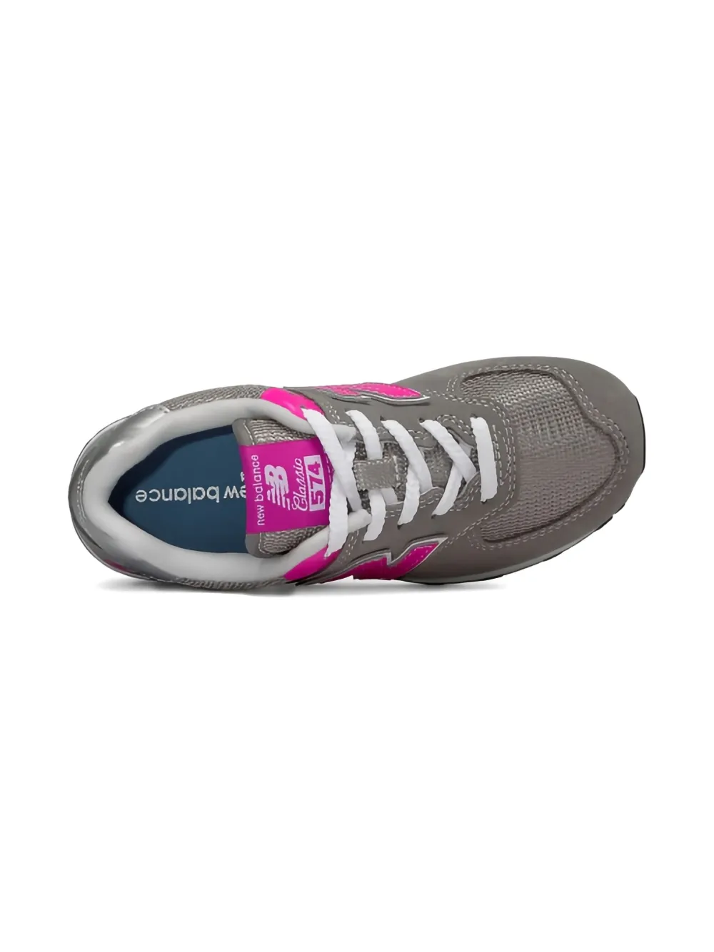 New Balance Kids 574 "Grey Pink" sneakers