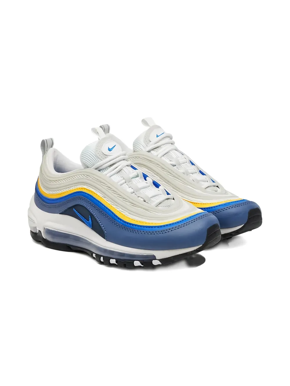Nike Kids Air Max 97 "White Blue Laser Orange" sneakers