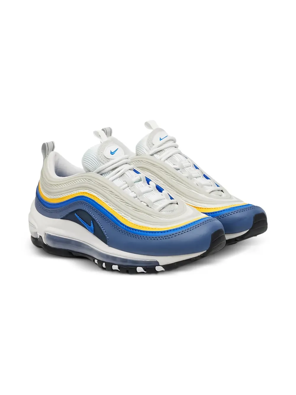 Nike Kids Air Max 97 "White Blue Laser Orange" sneakers