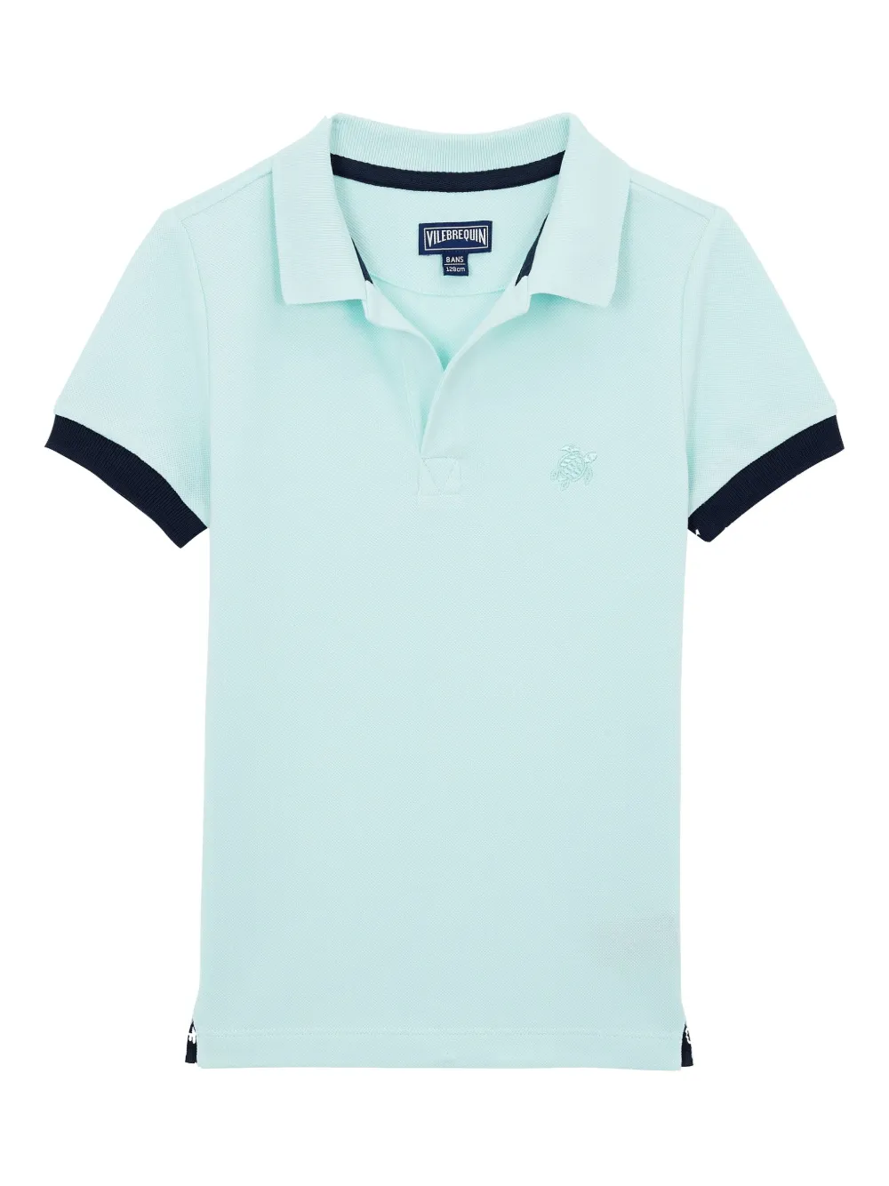 Vilebrequin Kids Poloshirt met logo Blauw