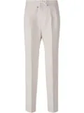 Brunello Cucinelli drawstring-waist trousers - White