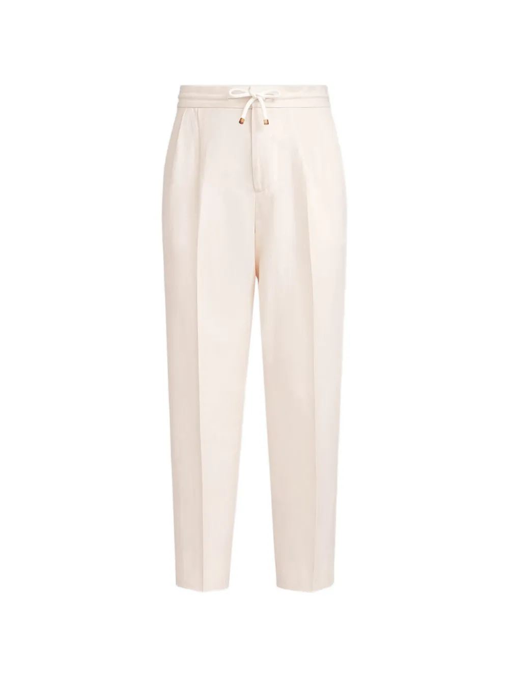 Brunello Cucinelli Broek met trekkoordtaille Wit