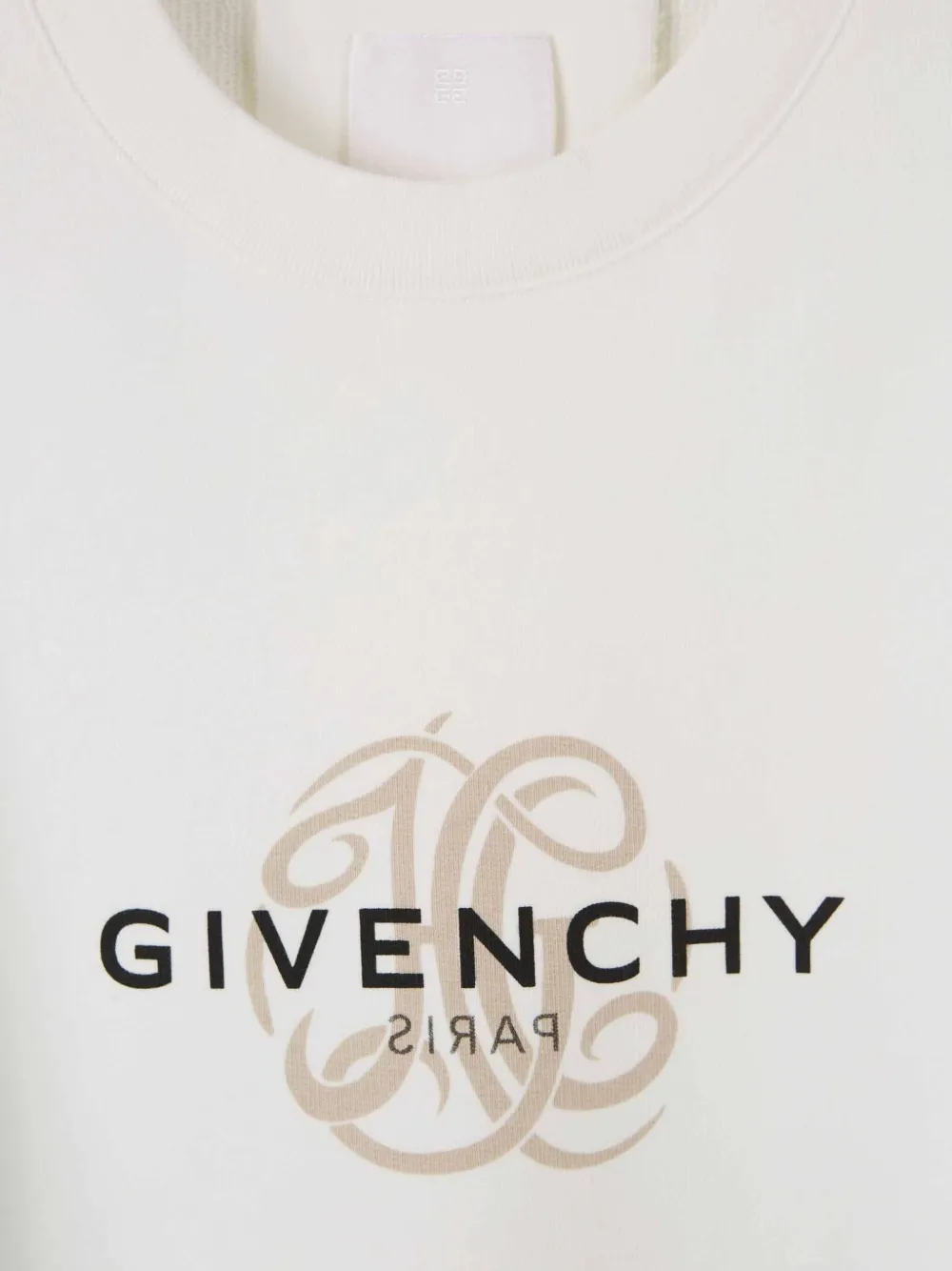 Givenchy Sweater met logoprint Beige
