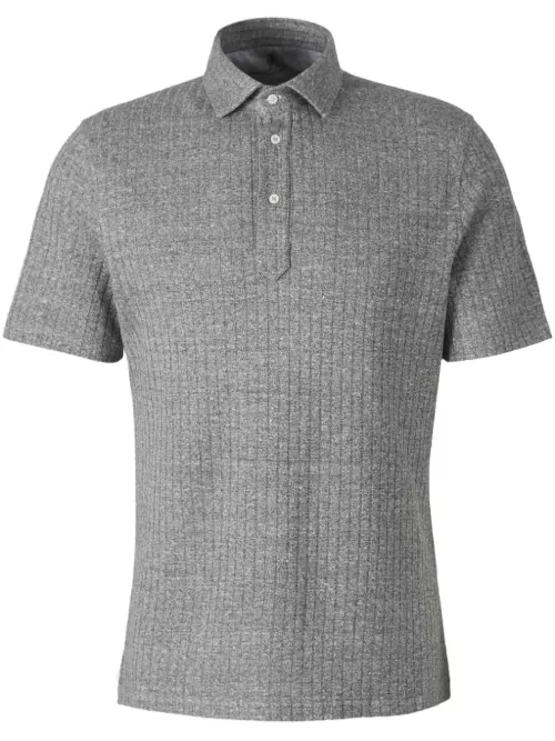 Polo en maille à design nervuré - Brunello Cucinelli - Modalova
