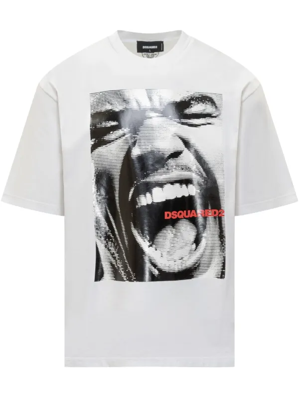 DSQUARED2 グラフィック Tシャツ | ホワイト | FARFETCH JP