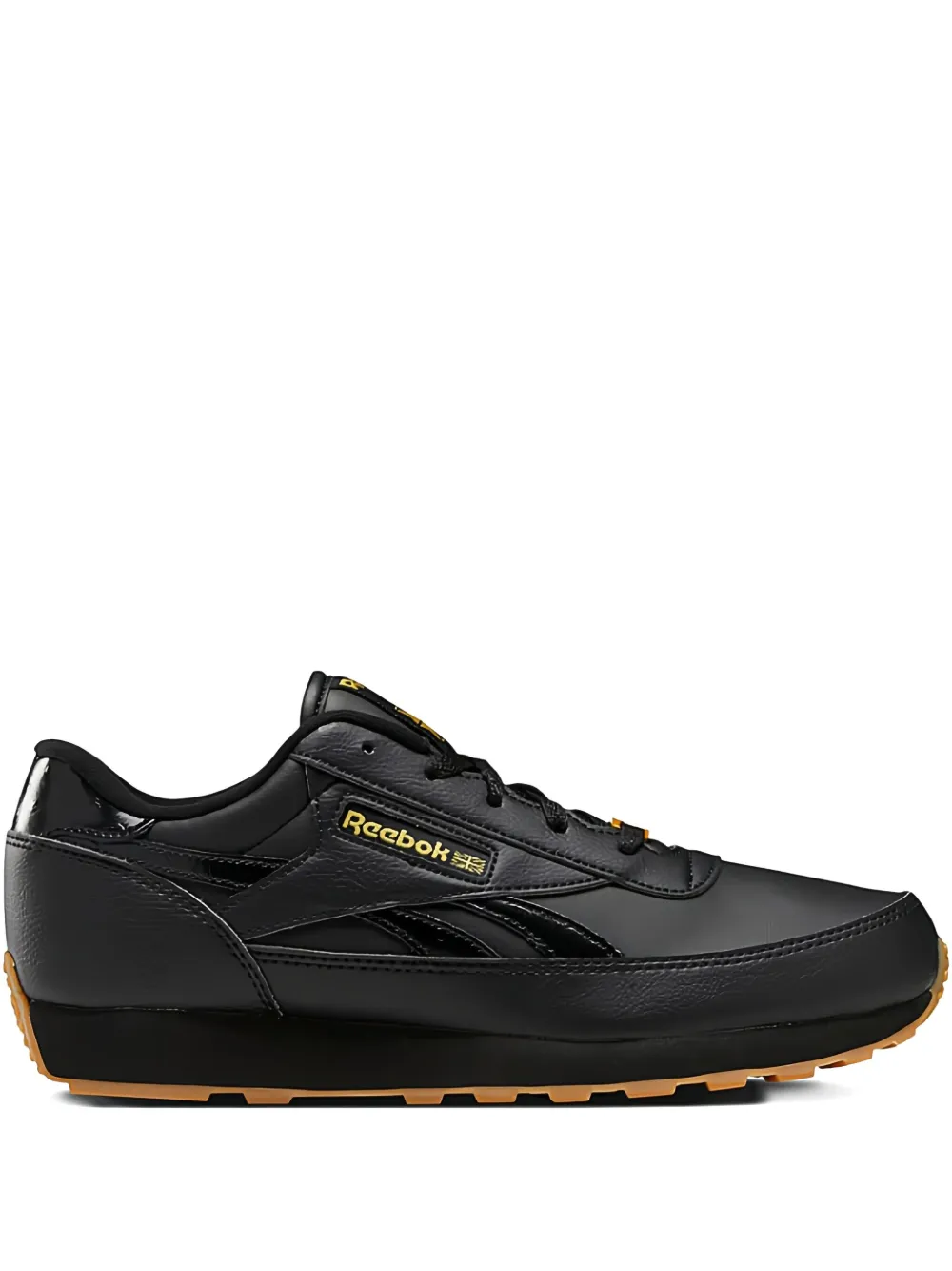 Reebok Renaissance leren sneakers Zwart