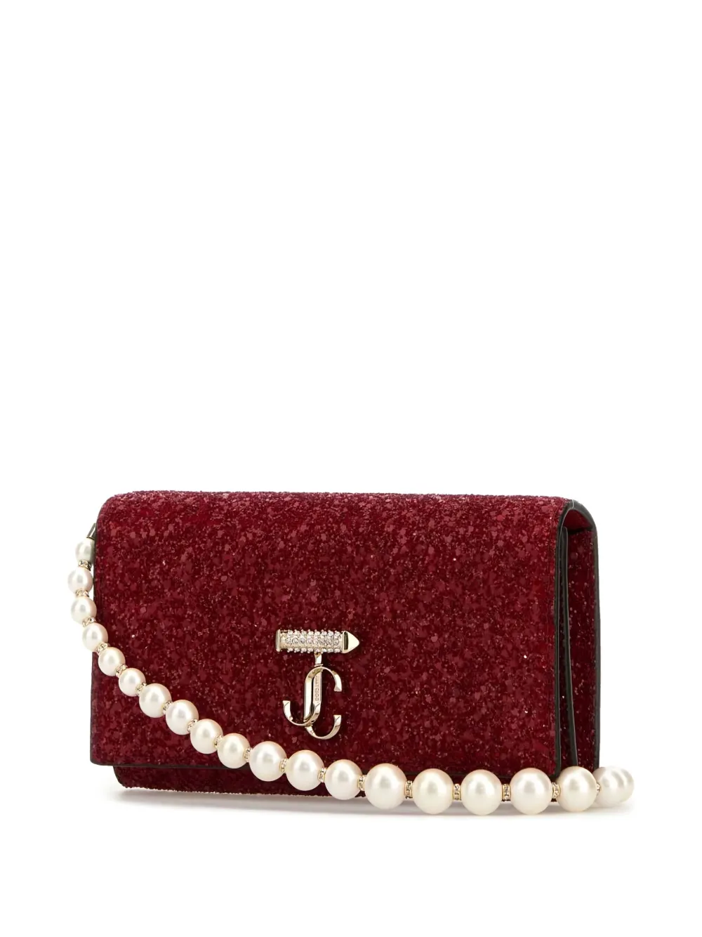 Jimmy Choo Shopper met logoplakkaat Rood