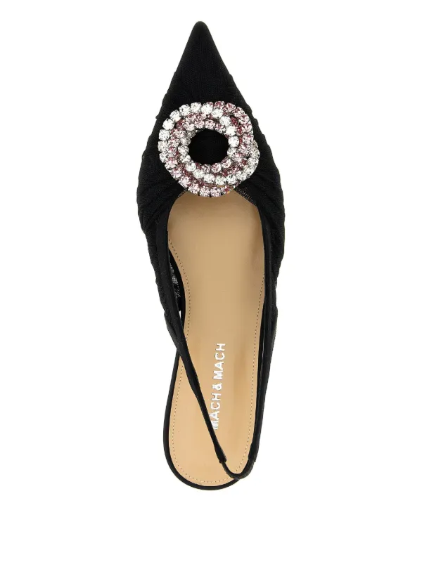 フラットシューズ Mach & Mach 'Galaxy Black' Loafers MACH & MACH Galaxy フラットシューズ | ブラック | FARFETCH JP