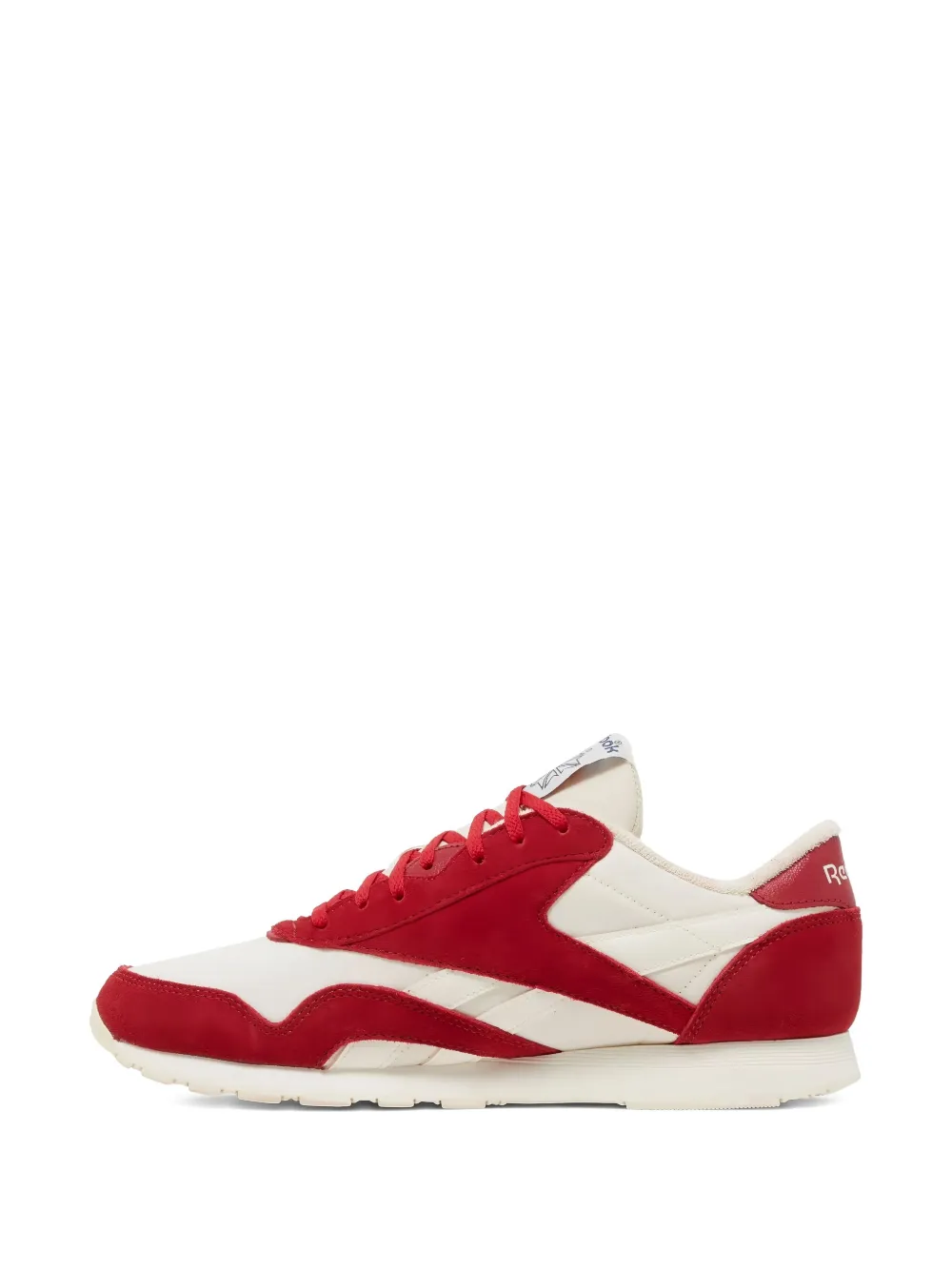 Reebok Classic "Flash Red Chalk Classic White" sneakers