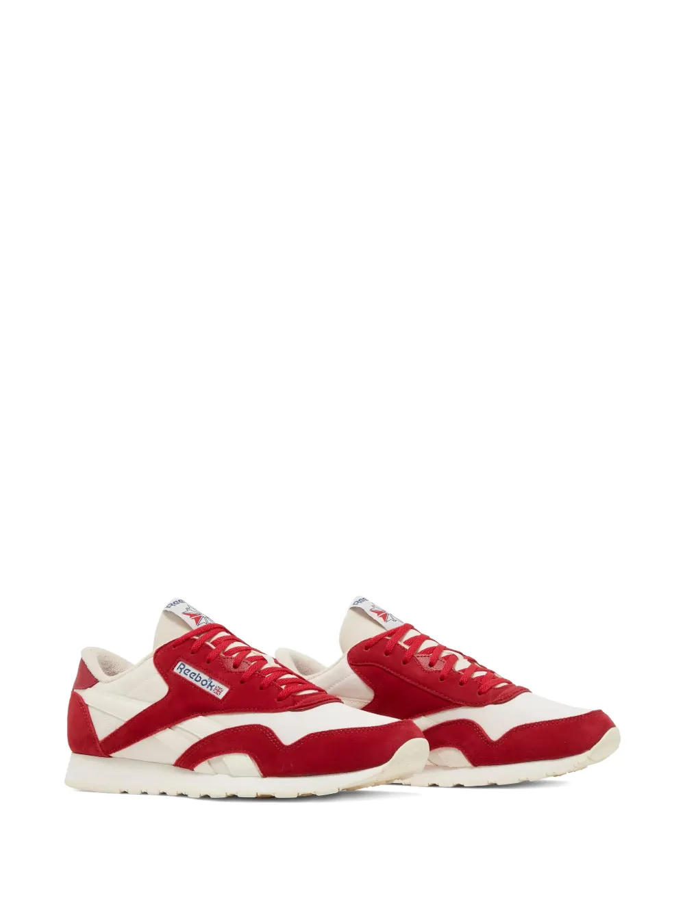 Reebok Classic "Flash Red Chalk Classic White" sneakers
