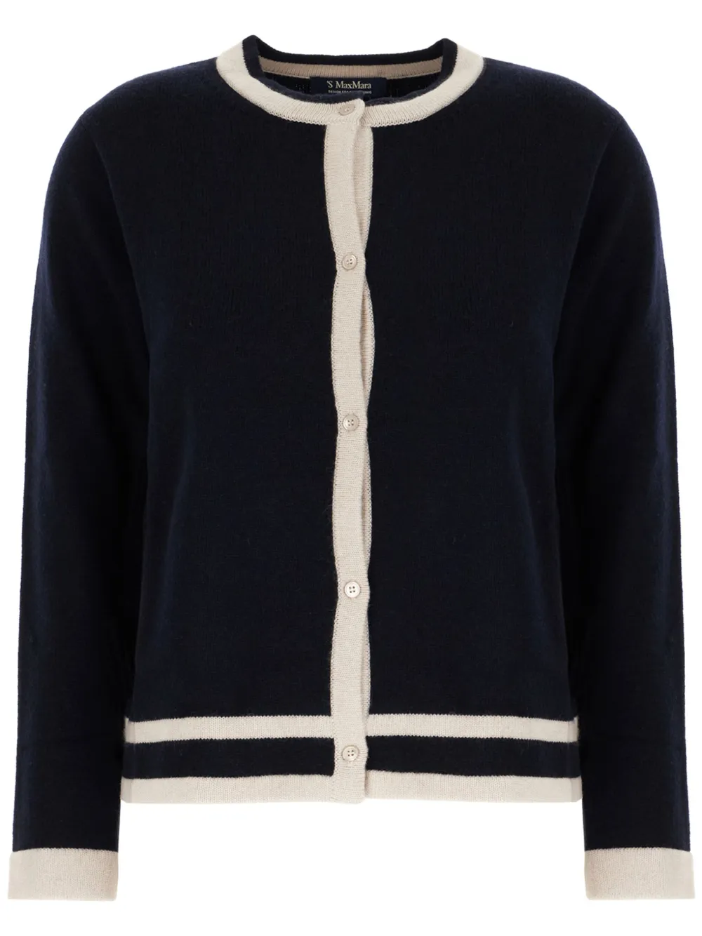 'S Max Mara Vest met contrasterende afwerking Blauw