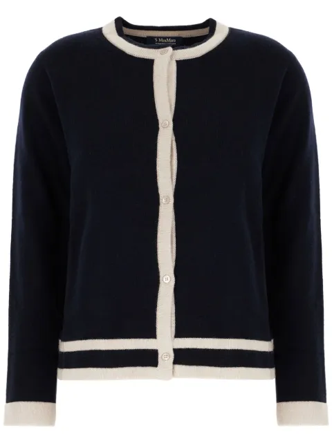 'S Max Mara contrast-trim cardigan