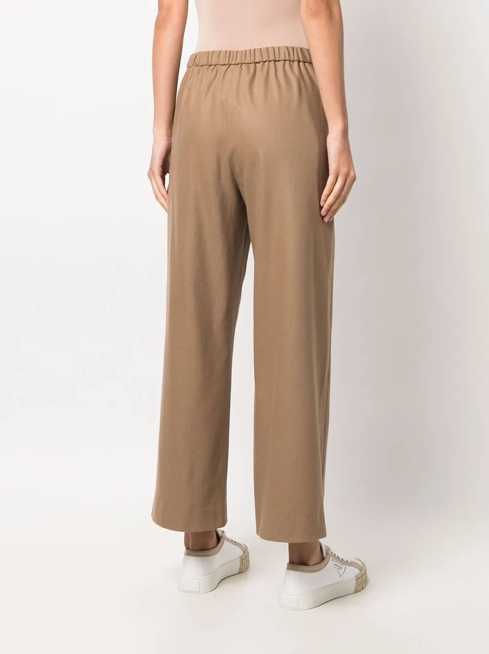 'S Max Mara Broek met trekkoordtaille Beige