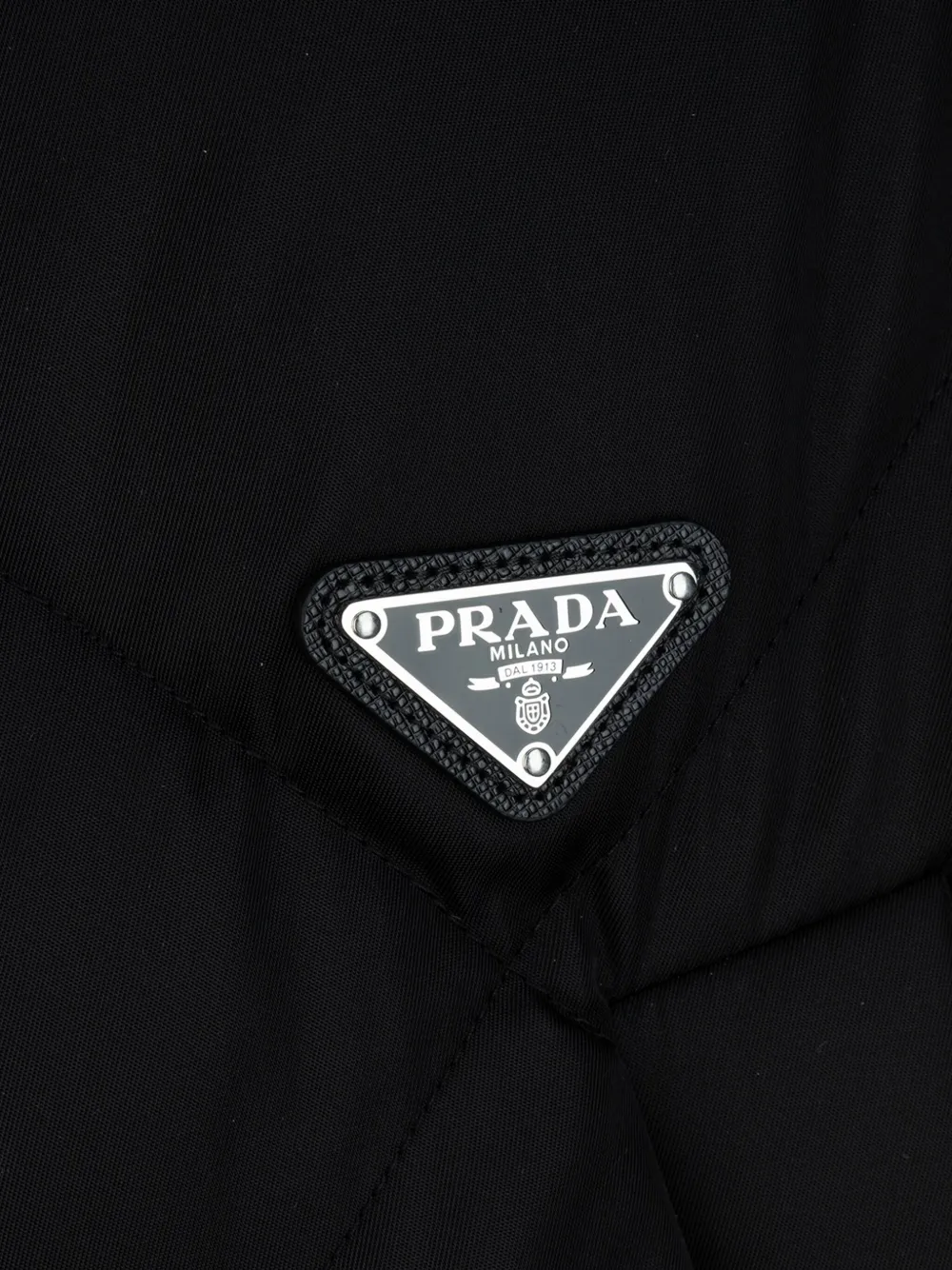 Prada Jas met capuchon Zwart